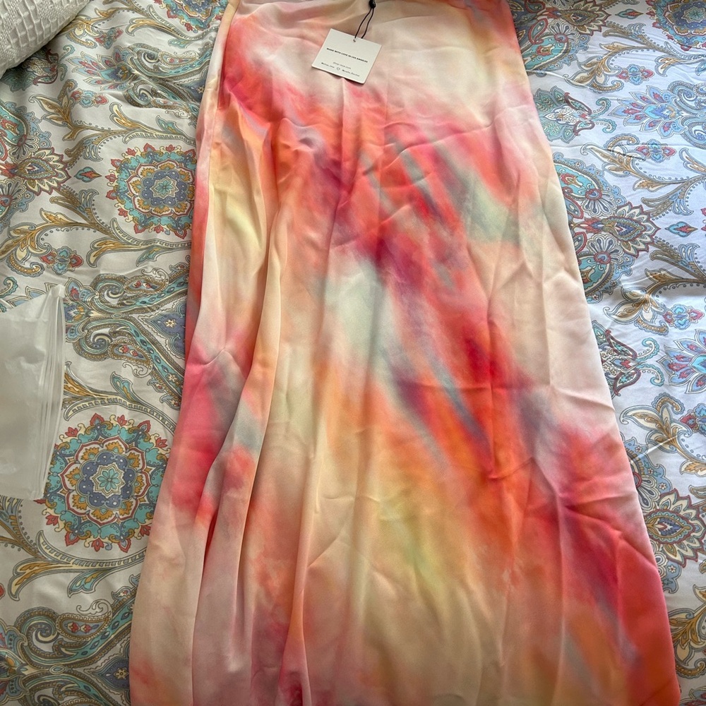 Multicolor Tie-Dye Women's Skirt